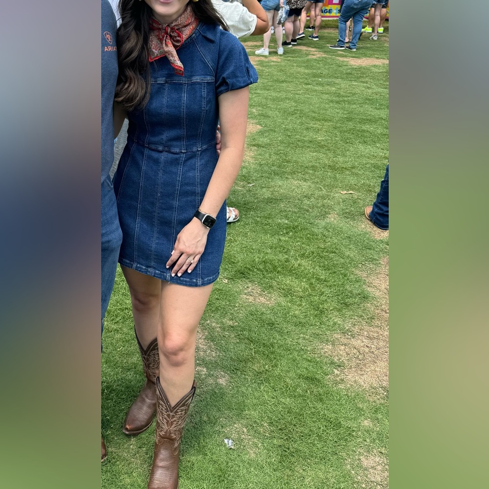 ZARA denim mini dress - Picture 5 of 5